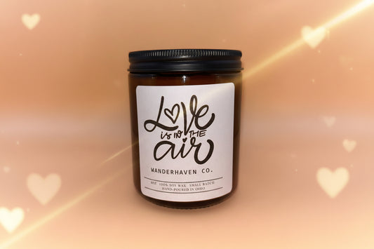 Jar with a label on a beige background